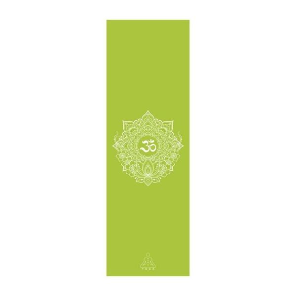 Коврик для йоги RamaYoga Коврик для йоги Dream Om зеленый фотографии