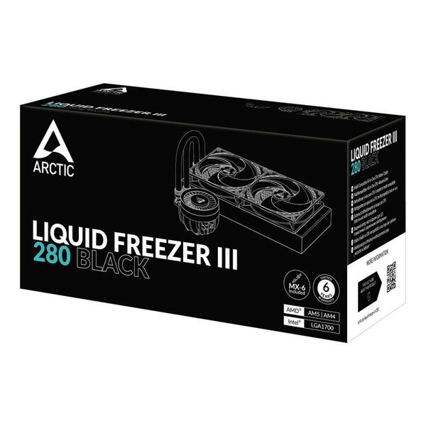 Жидкостная система охлаждения Arctic Cooling Liquid Freezer III-280 Multi Compatible All-In-One CPU Water Cooler [ACFRE00135A] фотографии