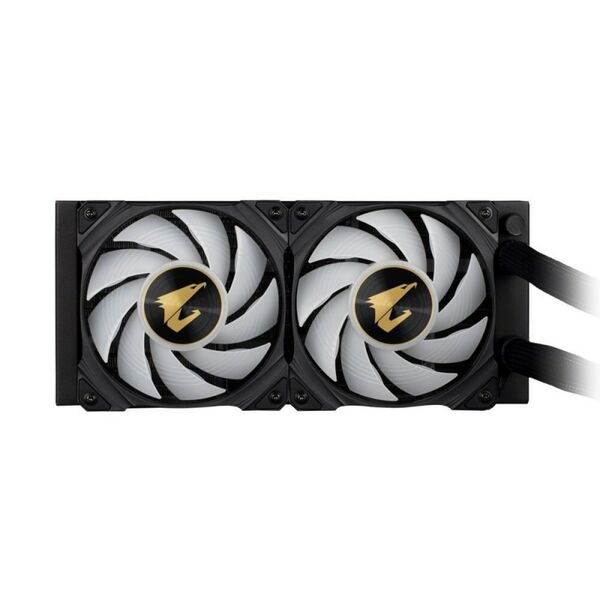 Жидкостная система охлаждения GigaByte GP-AORUS WATERFORCE X 240 2 x 120mm ARGB Fan, RTL фотографии