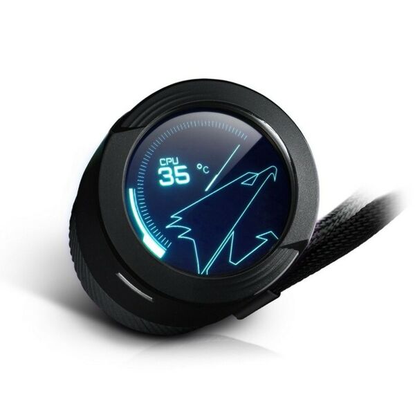 Жидкостная система охлаждения GigaByte GP-AORUS WATERFORCE X 240 2 x 120mm ARGB Fan, RTL фотографии