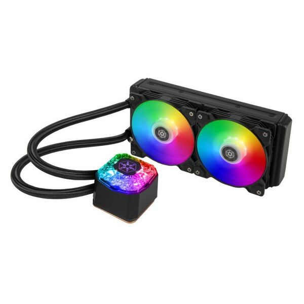 Жидкостная система охлаждения SilverStone SST-IG240P-ARGB 240mm AIO liquid cooler with 2x120mm ARGB fan, LGA 115X/1366/1200/2011/2066 AMD sTRX4/TR4/AM4/ AM3/AM2/FM2/FM1 [G53IG240PARGB20] фотографии