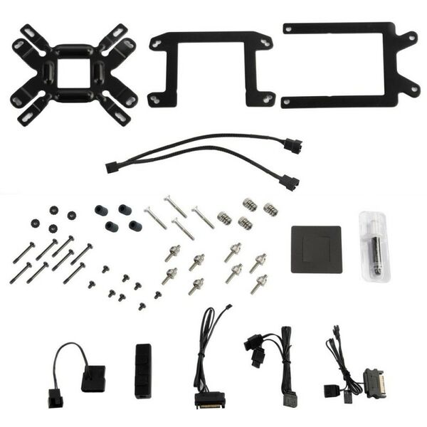 Жидкостная система охлаждения SilverStone SST-IG240P-ARGB 240mm AIO liquid cooler with 2x120mm ARGB fan, LGA 115X/1366/1200/2011/2066 AMD sTRX4/TR4/AM4/ AM3/AM2/FM2/FM1 [G53IG240PARGB20] фотографии
