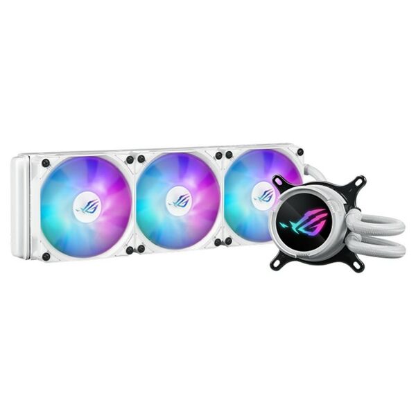Жидкостная система охлаждения Asus ROG STRIX LC III 360 ARGB WHT AIO COOLER, ASETEK, SIGRID V2, ARGB [90RC00T2-M0UAY0] фотографии