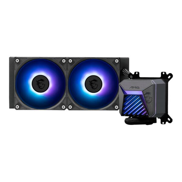 Жидкостная система охлаждения MSI MAG CORELIQUID A15 240 2x ARGB Fan, ARGB Block [306-7ZWAA11-L80] фотографии