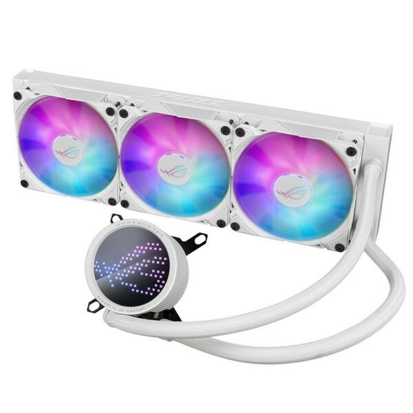 Жидкостная система охлаждения Asus ROG RYUO III 360 ARGB WHT AIO COOLER, ASETEK, EMMA, ARGB, AURA, WHT [90RC00I2-M0UAY0] фотографии
