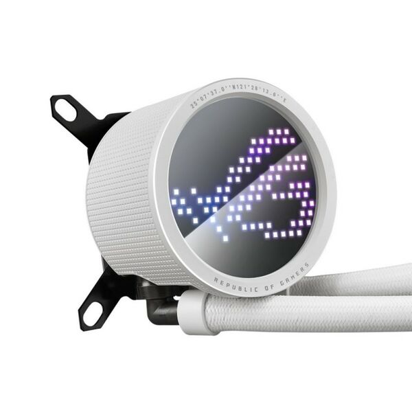 Жидкостная система охлаждения Asus ROG RYUO III 360 ARGB WHT AIO COOLER, ASETEK, EMMA, ARGB, AURA, WHT [90RC00I2-M0UAY0] фотографии