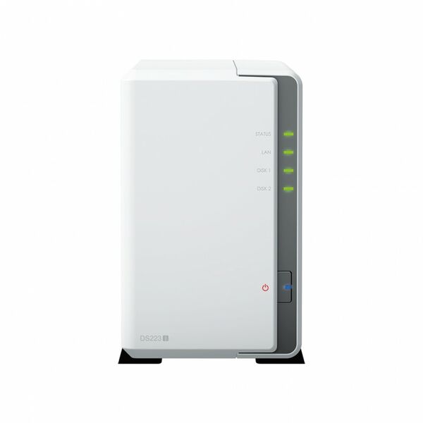 Система хранения данных Synology DS223j 2x2.5"/3.5" SATA, Realtek RTD1619B/4х1.7GHz, 1 GB DDR4, 1x1 Гбит/с, 2xUSB 3.2 (замена DS220j) фотографии
