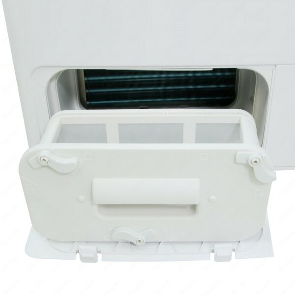 Сушильная машина WILLMARK WDM-8029W конденсационная, загрузка 8 кг, 16 программ, белая/чёрная фотографии