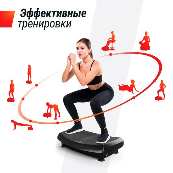 Виброплатформа UNIX Fit Boost 4D Black фотографии