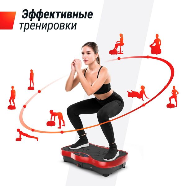 Виброплатформа UNIX Fit Intensive 2D Red фотографии