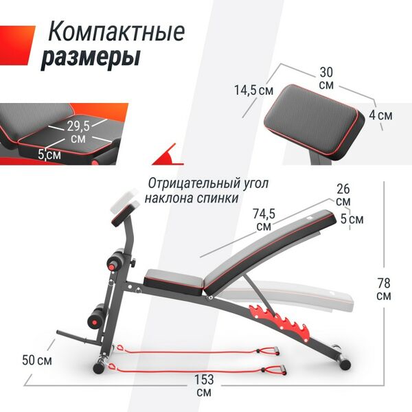 Скамья силовая универсальная UNIX Fit BENCH 150 фотографии