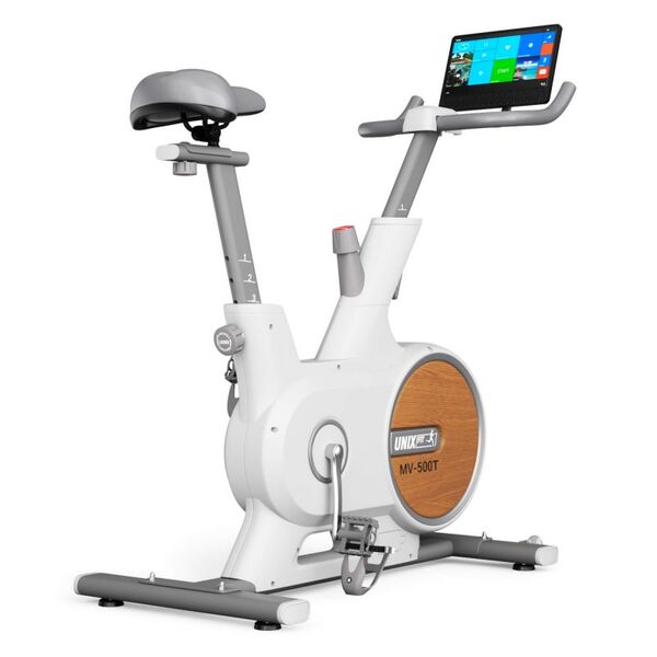Велотренажер UNIX Fit MV-500T (15,6 TFT ) Wood фотографии