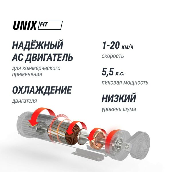 Беговая дорожка UNIX Fit MX-990 AC (LED) фотографии