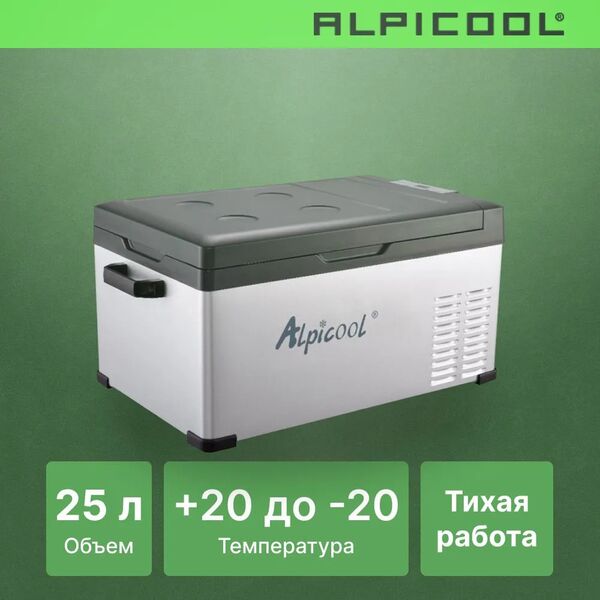 Компрессорный автохолодильник Alpicool C25 (12/24) фотографии