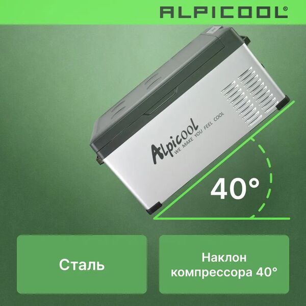 Компрессорный автохолодильник Alpicool C25 (12/24) фотографии