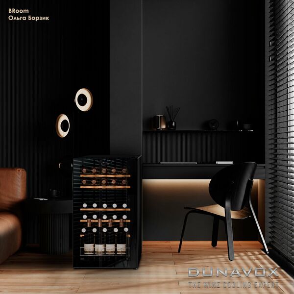 Компрессорный винный шкаф Dunavox (Венгрия) DXFH-30.80 фотографии