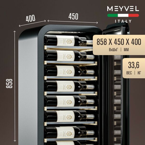 Винный шкаф Meyvel MV22-KBF1 фотографии