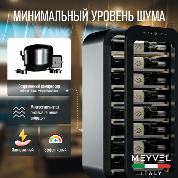 Винный шкаф Meyvel MV22-KBF1 фотографии