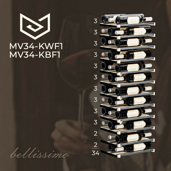Винный шкаф Meyvel MV34-KWF1 фотографии