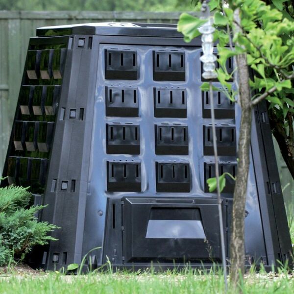 Компостеры: Компостер садовый Prosperplast 420л Evogreen IKEV420C-S411 чёрный фотографии