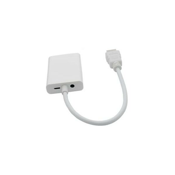 Переходники, разветвители: Кабель-адаптер Espada E HDMI M-VGAF20 HDMI -> VGA 15F+аудио фотографии