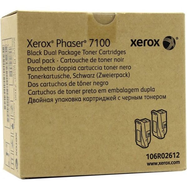 Для Xerox (оригинал): Картридж XEROX 106R02612 Black Dual для Xerox P7100 черный повышенной емкости фотографии