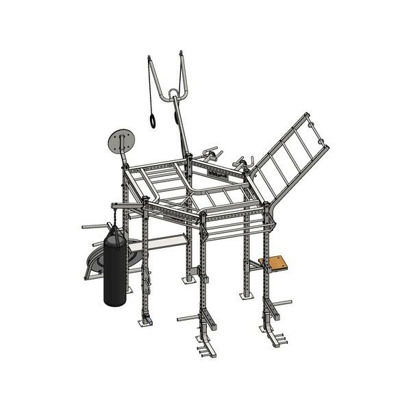 Свободные веса: Гексагональная рама для кросс-тренинга Body-Solid CLUB FULL PACKAGE фотографии