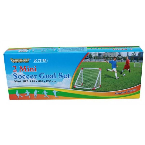 Футбол: Ворота игровые DFC GOAL7219A mini х 2 & набор пластик фотографии