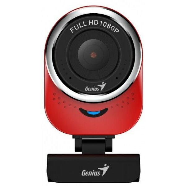 Веб-камеры: Интернет-камера Genius QCam 6000 Red USB2.0, 1920x1080, с микрофоном [32200002401] фотографии