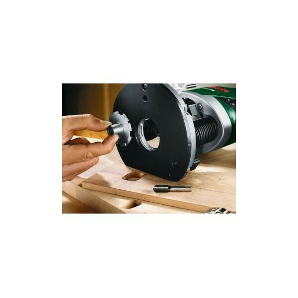Фрезеры: Фрезер BOSCH POF 1200 AE 1200Вт, 11000- 28000об/мин, ход 55мм, цанги 6 и 8мм, 1/4", вес 3,4кг [060326A100] фотографии