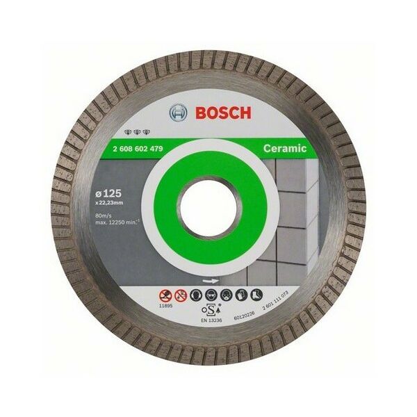 Пильные и алмазные диски: Алмазный диск BOSCH Best for Ceramic 125x22.23 125 мм [2608602479] фотографии