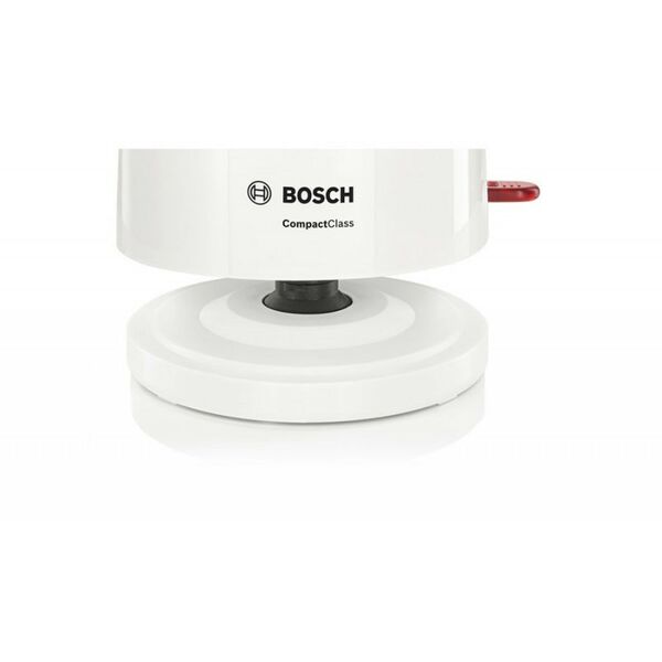 Чайники, термопоты: Чайник BOSCH TWK3A051 чайник, Compactclass,кремовый, 2400Вт, 1, л, плоский стальной нагреватель, фильтр от накипи, центр. Контакт, кнопка открытия крышки, кнопки вкл/выкл с подсветкой фотографии