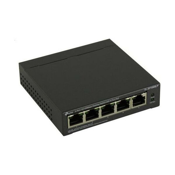 Сетевое оборудование: Коммутатор TP-Link TL-SF1005LP 5-Port Desktop Switch, 1UTP 100Mbps + 4UTP 100Mbps PoE фотографии
