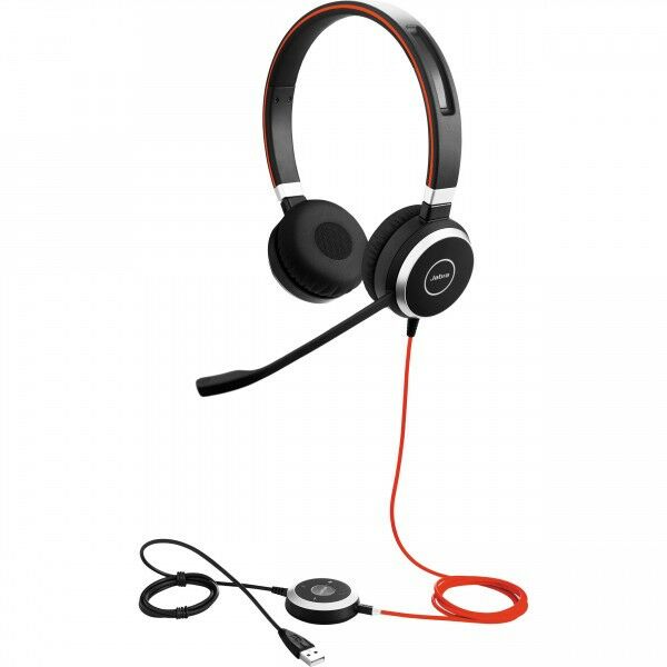 Наушники и гарнитуры: Наушники с микрофоном Jabra EVOLVE 40 UC Stereo с регулятором громкости, USB [6399-829-209] фотографии