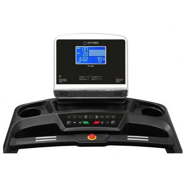 Беговые дорожки: Беговая дорожка Oxygen CLASSIC AURUM LCD Допустимая нагрузка на тренажер 150 кг фотографии