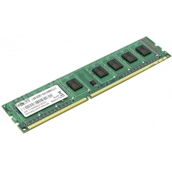Оперативная память: Память оперативная Foxline 2GB DIMM 1600 DDR3 CL11 [FL1600D3U11-2G] фотографии