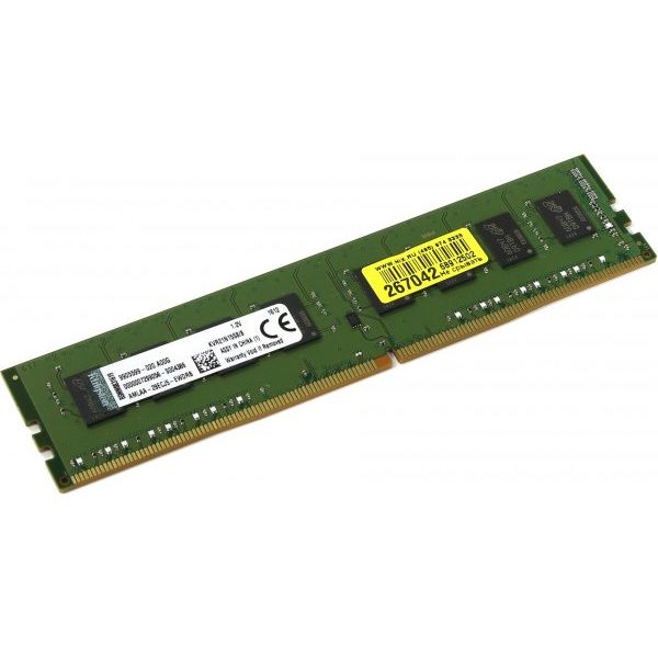 Оперативная память: Оперативная память Kingston 8Gb PC4-17000 DDR4 DIMM CL15 [KVR21N15S8/8] фотографии