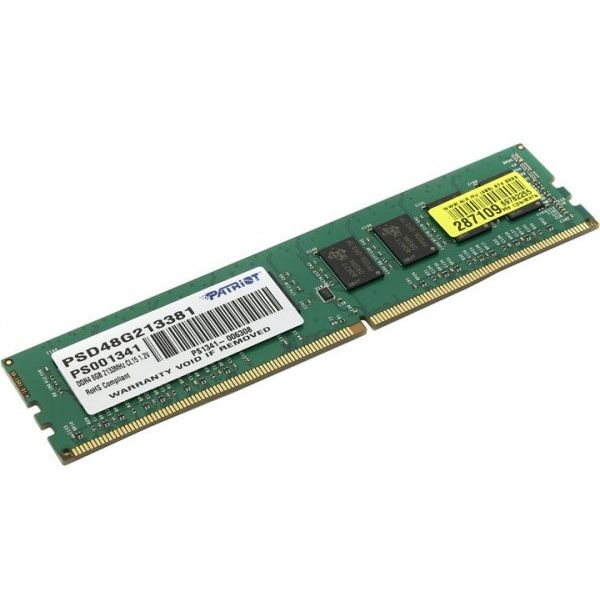 Оперативная память: Оперативная память Patriot 8Gb DDR4 DIMM <PC4-17000> CL15 [PSD48G213381] фотографии
