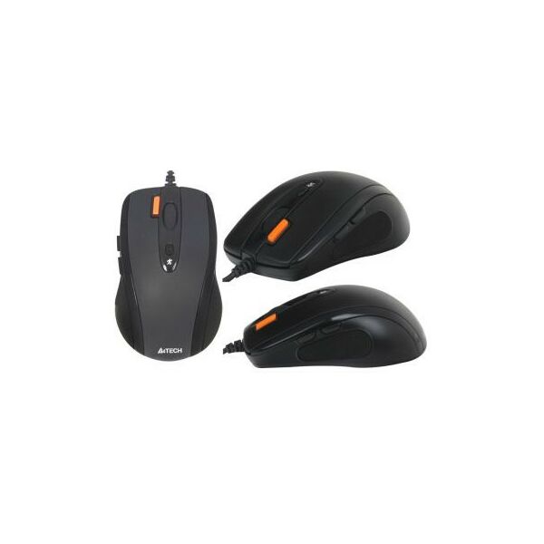 Мыши: Мышь A4-Tech V-Track N-70FX-1 Black USB, 7btn+Roll, уменьшенная, RTL фотографии