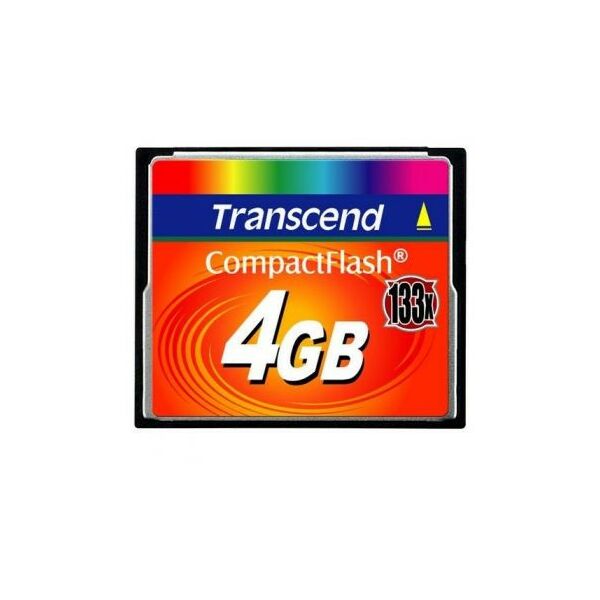 Compact Flash карты: Compact Flash карта Transcend 4Gb 133x [TS4GCF133] фотографии
