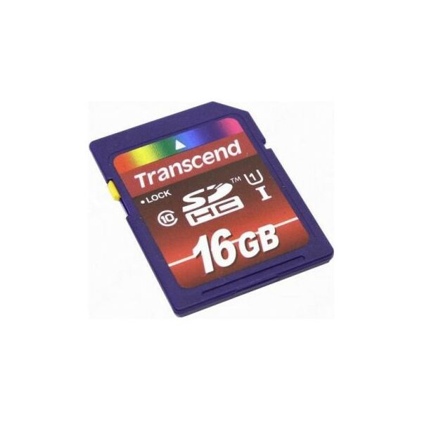 Secure Digital карты: Карта памяти Transcend SDHC 16Gb UHS-I Class 10 [TS16GSDHC10U1] фотографии