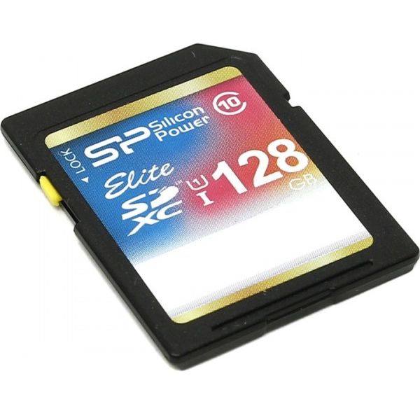 Secure Digital карты: Secure Digital  карта Silicon Power SDXC 128Gb UHS-I [SP128GBSDXAU1V10] фотографии