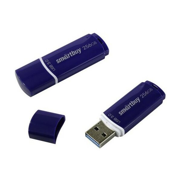 USB флешки: USB Flash Drive SmartBuy Crown 256Gb USB3.0 RTL [SB256GBCRW-B] фотографии