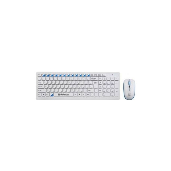 Клавиатуры: Клавиатура Defender Skyline 895 Nano Кл-ра USB, FM+Мышь 4кн, Roll, USB, FM [45895] фотографии