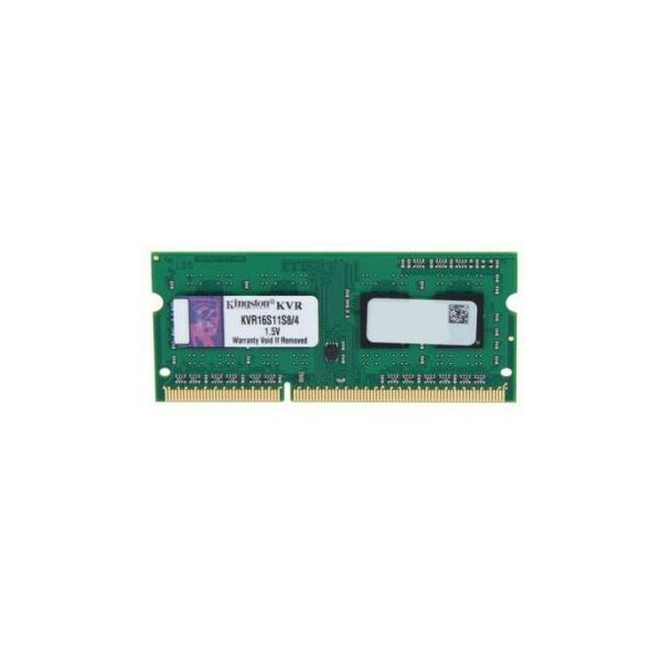 Память для ноутбуков: Модуль памяти Kingston ValueRAM 4Gb DDR-III SODIMM PC3-12800 [KVR16S11S8/4] фотографии