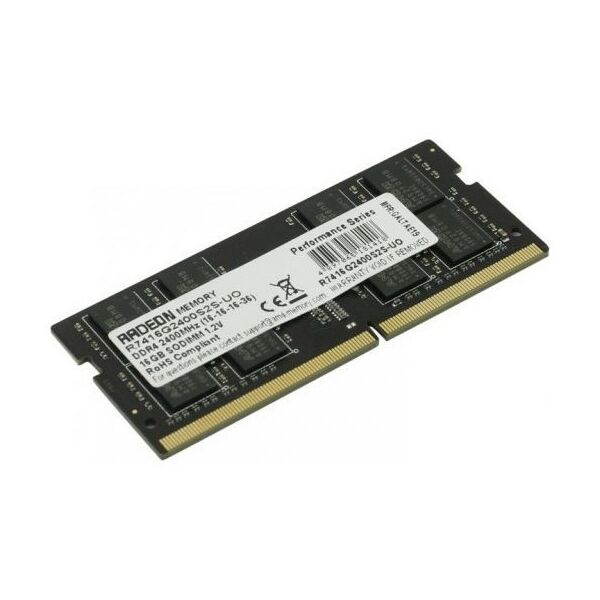 Память для ноутбуков: Модуль памяти AMD 16Gb DDR4 SODIMM CL16 <PC4-19200> (forNoteBook) [R7416G2400S2S-UO] фотографии