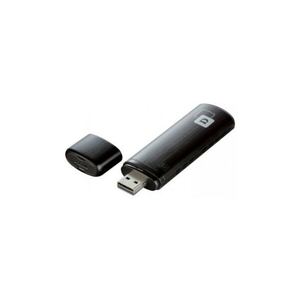 Беспроводные сети: Адаптер беспроводной связи D-link DWA-182 USB, AC1200 Dual Band, 802.11a/g/n/ac фотографии
