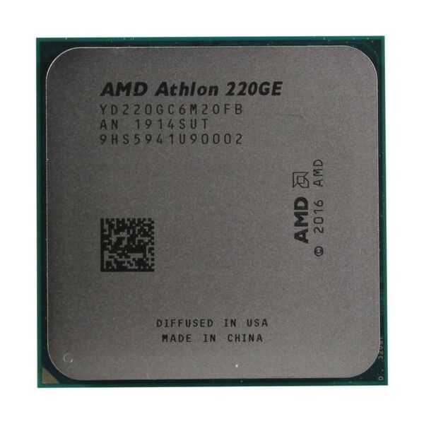 Процессоры: Процессор AMD Athlon 220GE 3.4 GHz/2core/1+4Mb/SVGA RADEON Vega 3/35W/Socket AM4 [YD220GC] фотографии