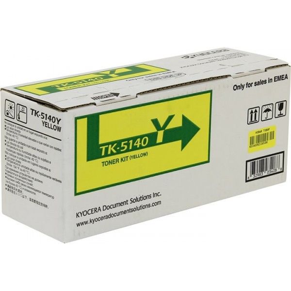 Для Kyocera: Тонер-картридж Kyocera TK-5140Y Yellow для P6130cdn/M6030cdn/M6530cdn фотографии