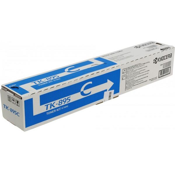 Для Kyocera: Тонер-картридж Kyocera TK-895C Cyan для FS-C8020/8025/8520/8525 фотографии